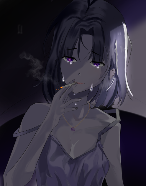 Anime sad girl
