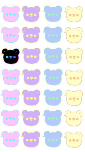 くまさんかべがみ Ibispaint