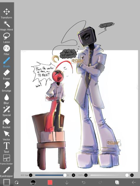 Old vs New MainOc slash Mascot Wtv lol