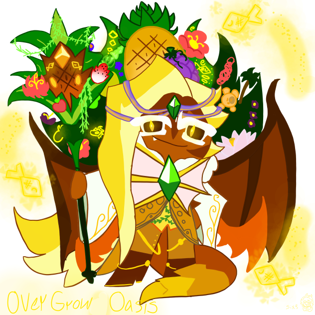 Anansa cookie over grown oasis