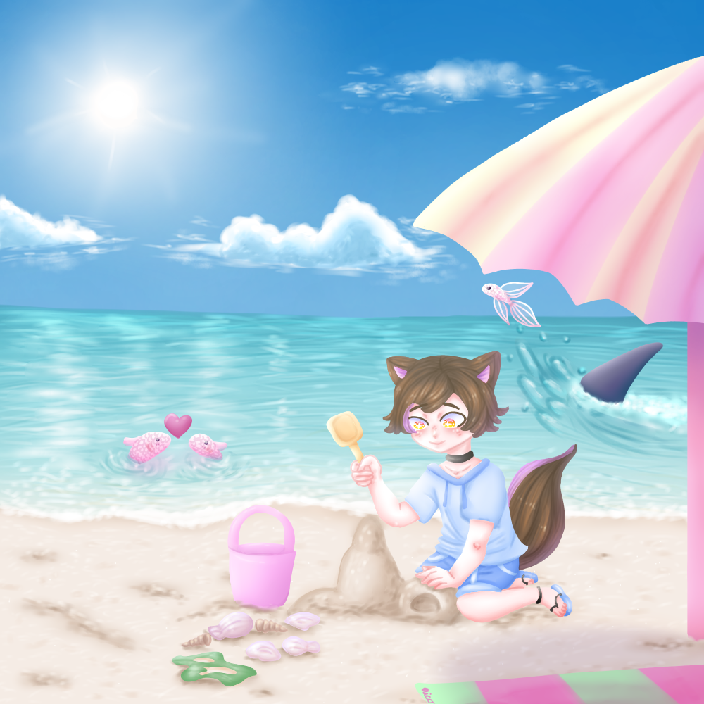 Beach fun - ibisPaint