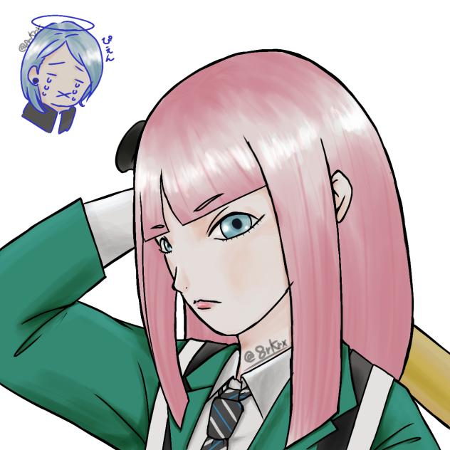 神魔狩りのツクヨミ　練習絵