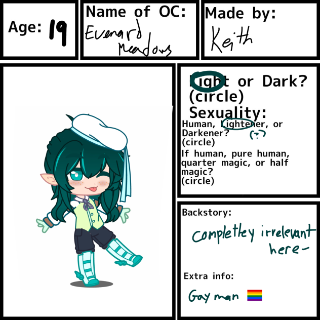 For that one comic I forgot the name