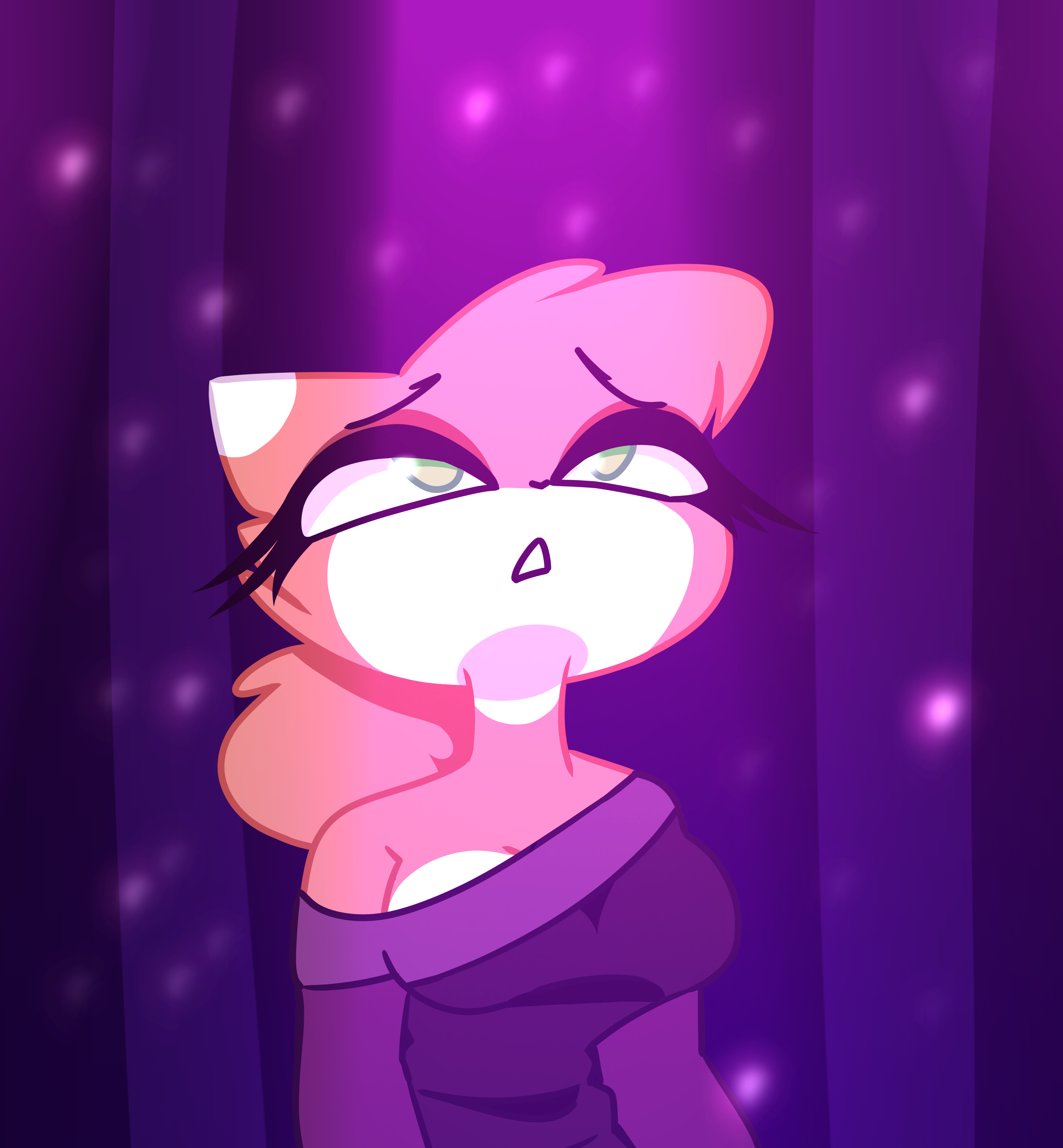 Suki in the violet rays - ibisPaint