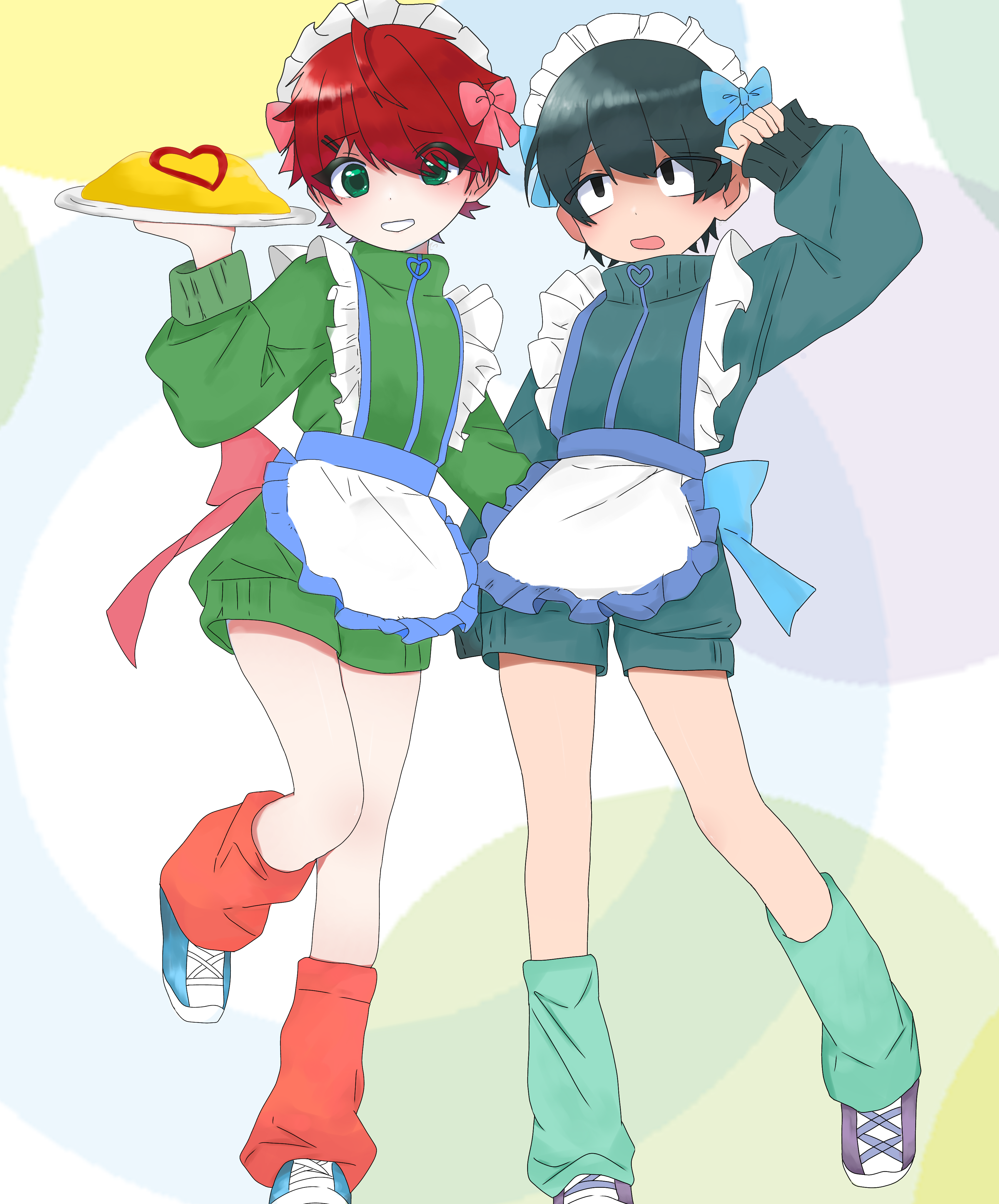 ジャージメイド（ひかる&じゃぱぱ） - ibisPaint