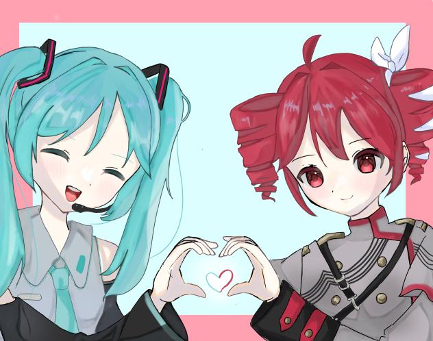 初音ミクと重音テト