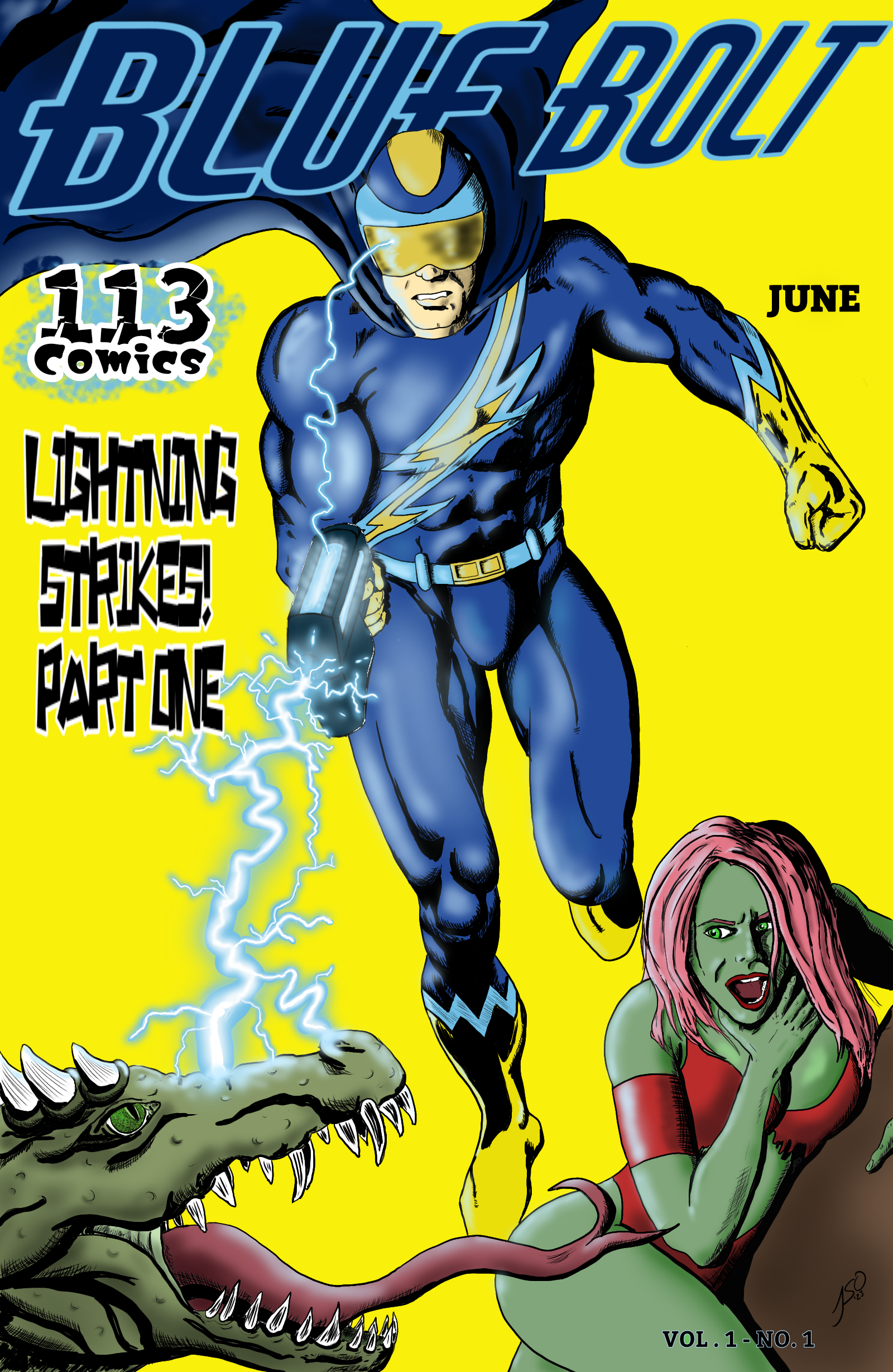 Blue Bolt (Issue 1) - ibisPaint