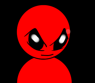 怒ってるイラストを描きました