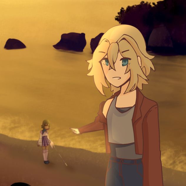 Look! An idiot faking blindness