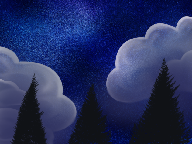 Night sky - ibisPaint