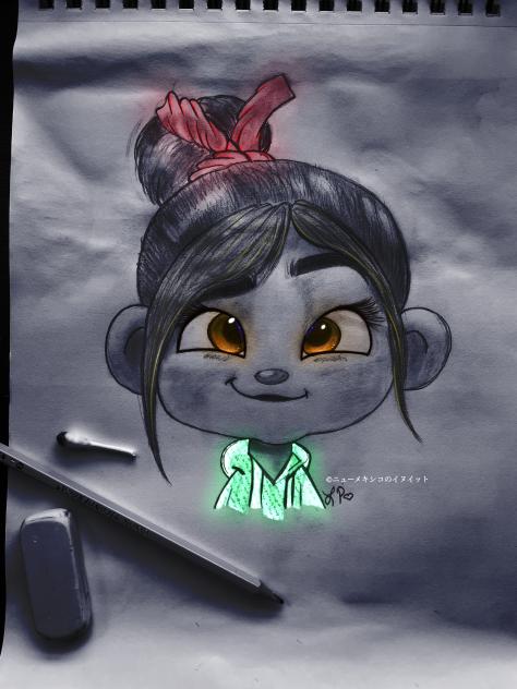 Venellope VonSweetz Glow Art