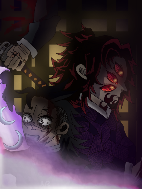 Kokushibo and Genya!