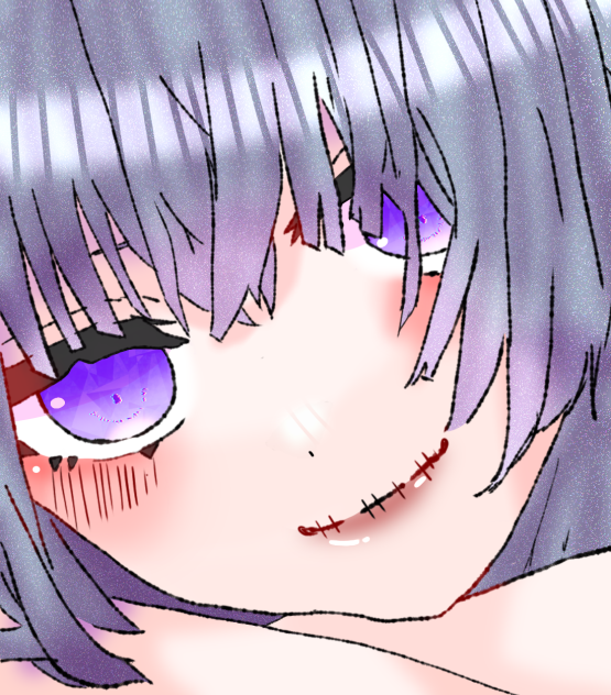にっ。