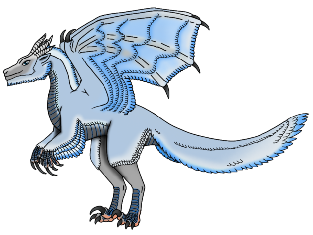 Blue Tsar Sleetwing render