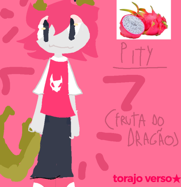 minha personagem do torajo verso!🍏