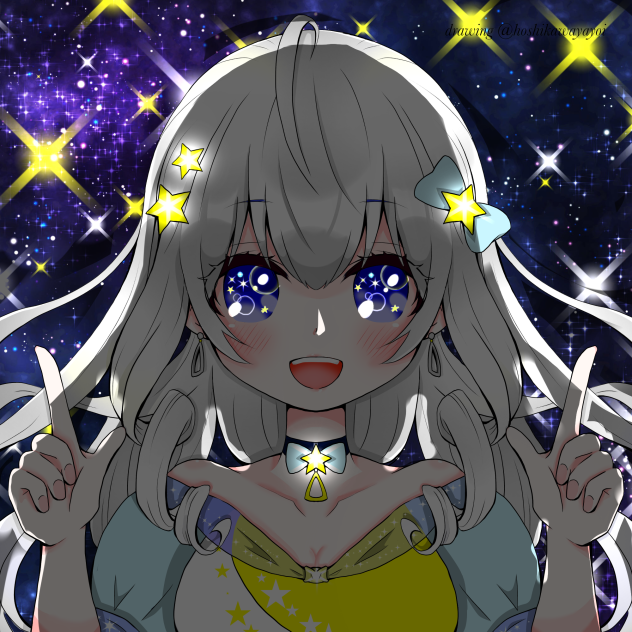 アルビレオ(星川ヤヨイさんの線画お借りしました！)