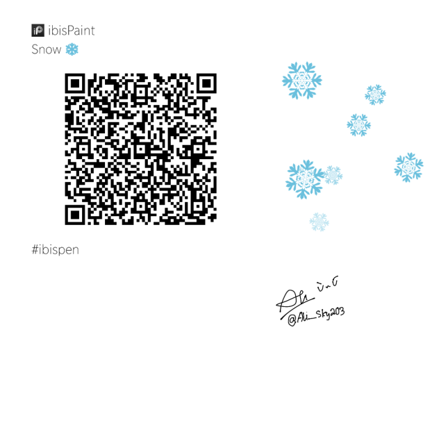Snowy brush - ibisPaint
