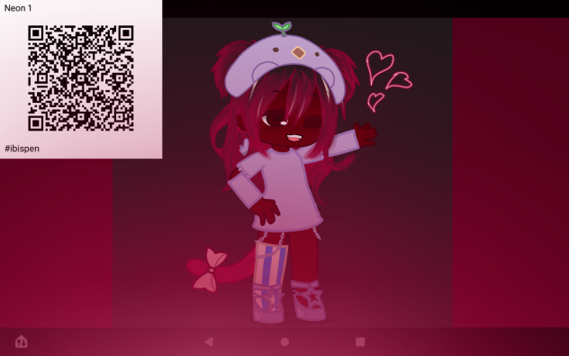 hair pen and neon pen
