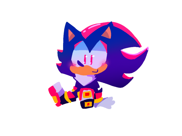 shadow.... smileing (question mark)