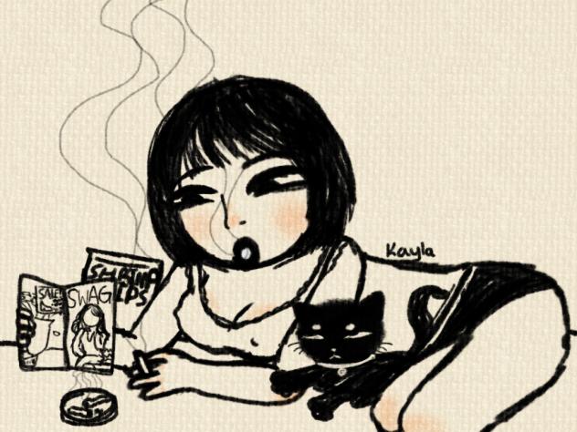 drawing with the pencil brush