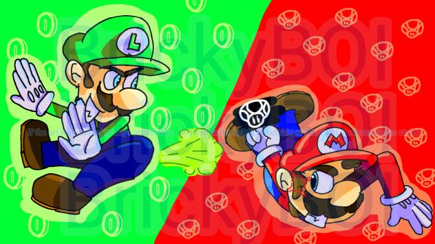 I HAD ART BLOCK OK #mario #mariobros