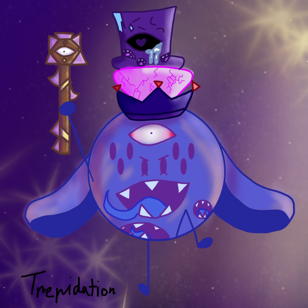One of my Object Show OCs (Trepidation)