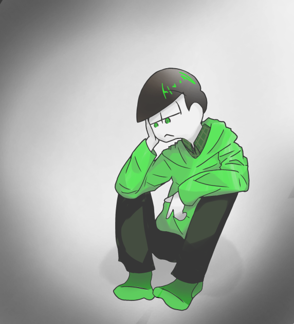 孤独化したチョロ松 - ibisPaint