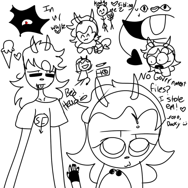 Doodles of me