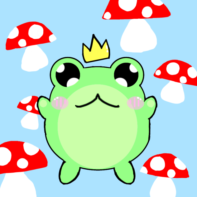 Here, have a chibi frog.