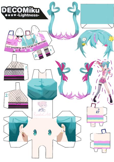 DECOMiku Papercraft