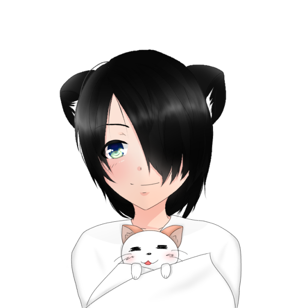 猫の日らしいので猫を擬人化させた。