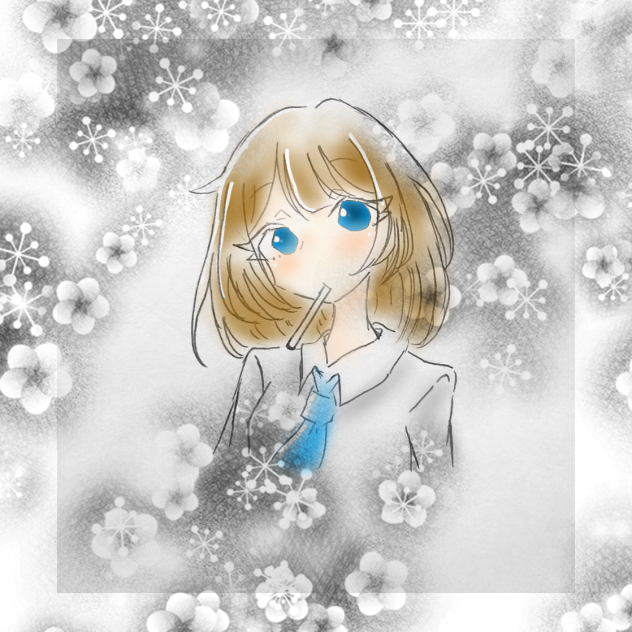 アナログ線画を元にしたよ