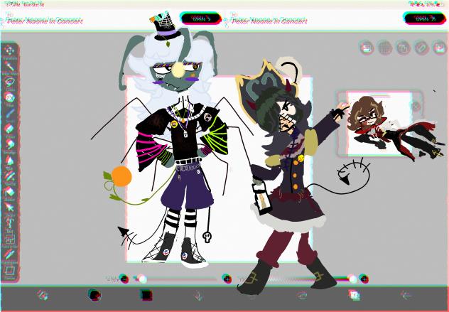 Halloween outta canvas