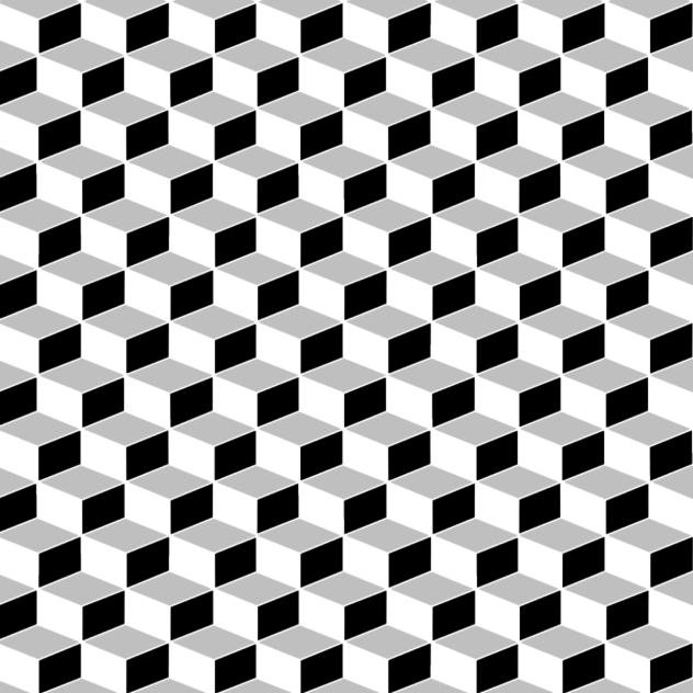 Japanese Pattern III - Black White