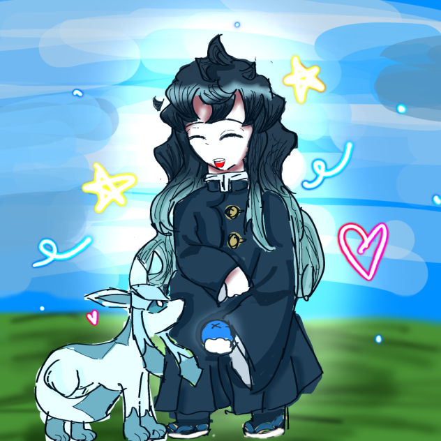 Muichiro and Glaceon 🌫️