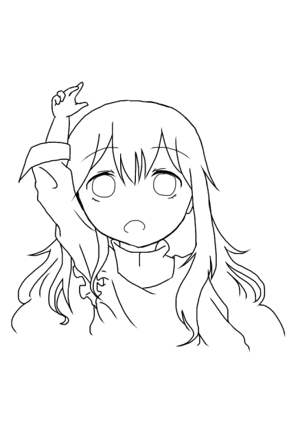 マリーちゃん線画