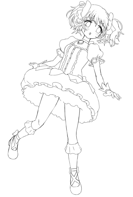 【線画】ありがとうマギアレコード