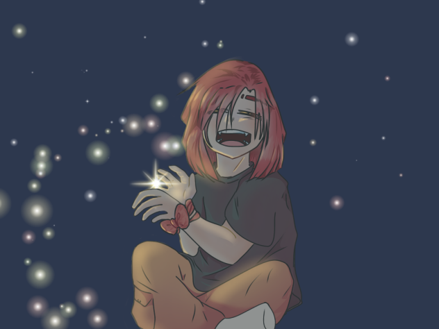 A touch starved child