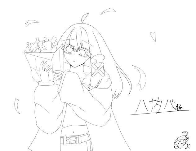 💐　塗り絵