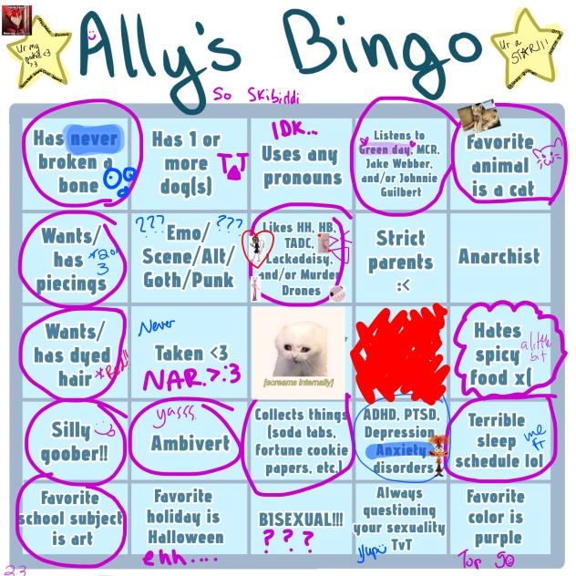 Ally’s BINGOO