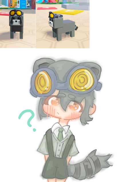 （ペットストーリー）アライグマ（擬人化