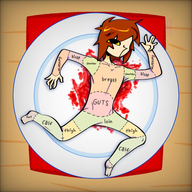 Disect the meat.