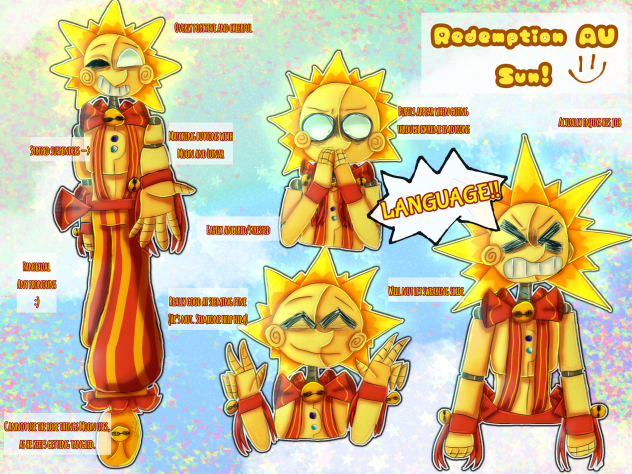 Redemption AU Sun — A SAMS AU character