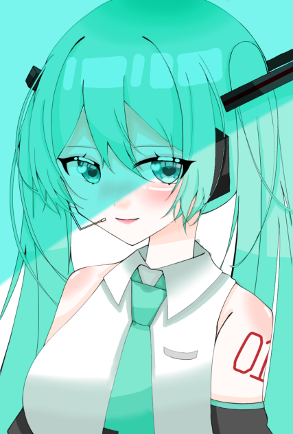 線画塗った！