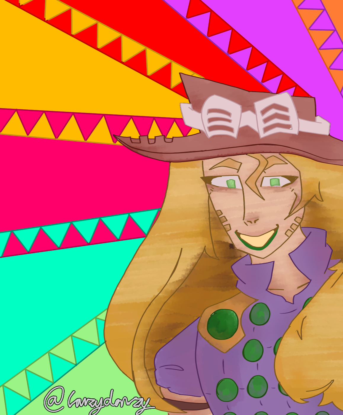 Gyro Zeppeli ibisPaint