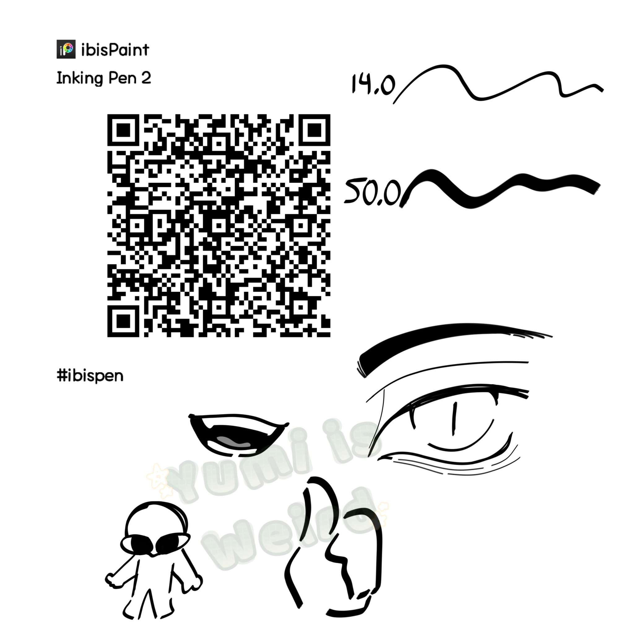 My silly inking pen - ibisPaint