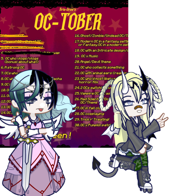 Outfit swap (and demon angel swap)