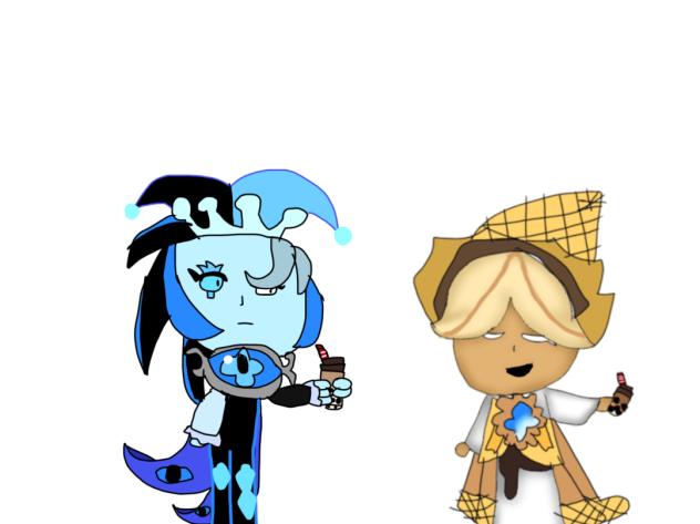 ShadowVanilla drinks boba - ibisPaint