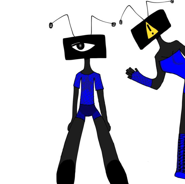 WIP of my oc tv woman