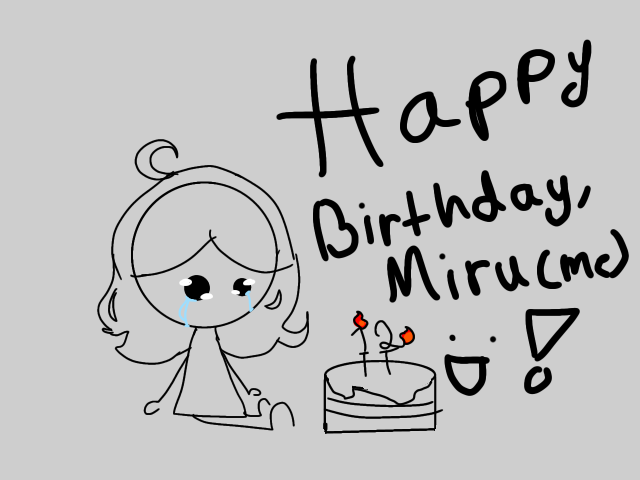 ITS MY BIRTHDAY TOMORROW! - ibisPaint